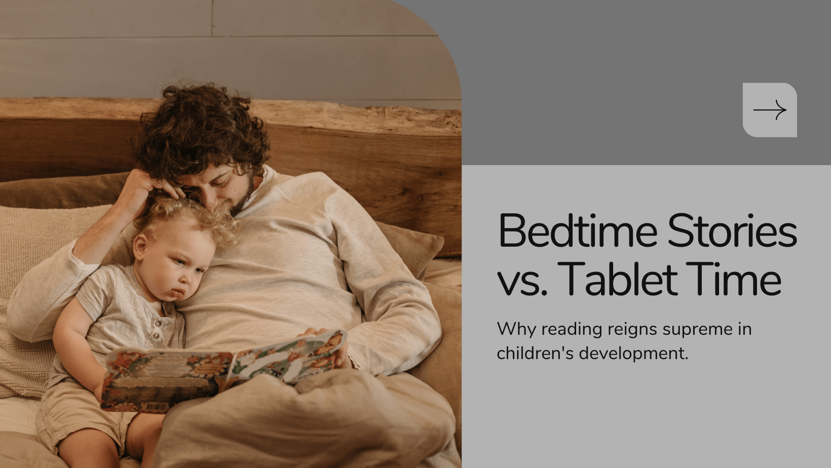 Bedtime Stories vs. Tablet Time